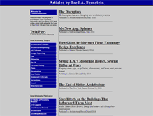 Tablet Screenshot of fredbernstein.com